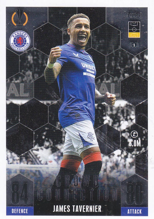 James Tavernier / Glasgow Rangers / Topps Champions League 2023 / Crowd Connection / Karten Nr.252