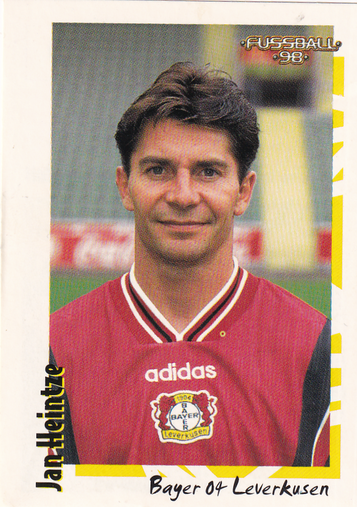 Jan Heintze - Bayer Leverkusen - Panini Bundesliga 1998 - Basis Bild - Nr. 49