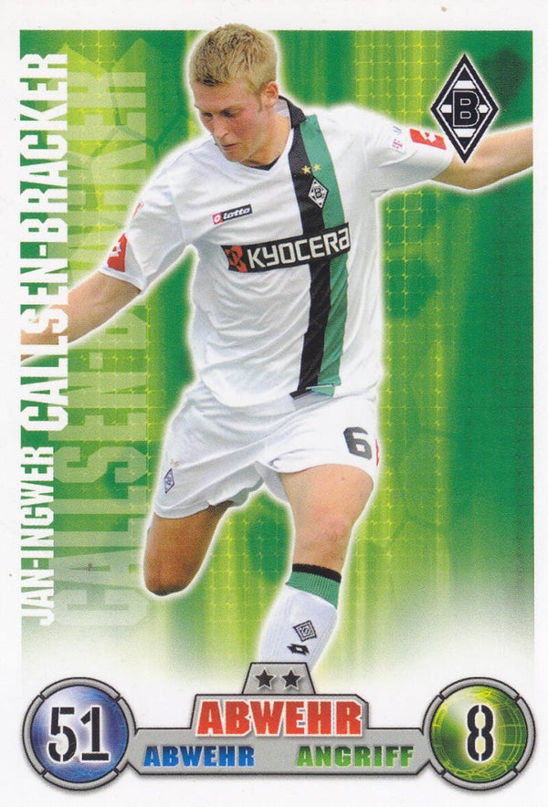 Jan-Ingwer Callsen-Bracker - Borussia Mönchengladbach - Topps Match Attax 2008 - Basis Karte - Nr.237
