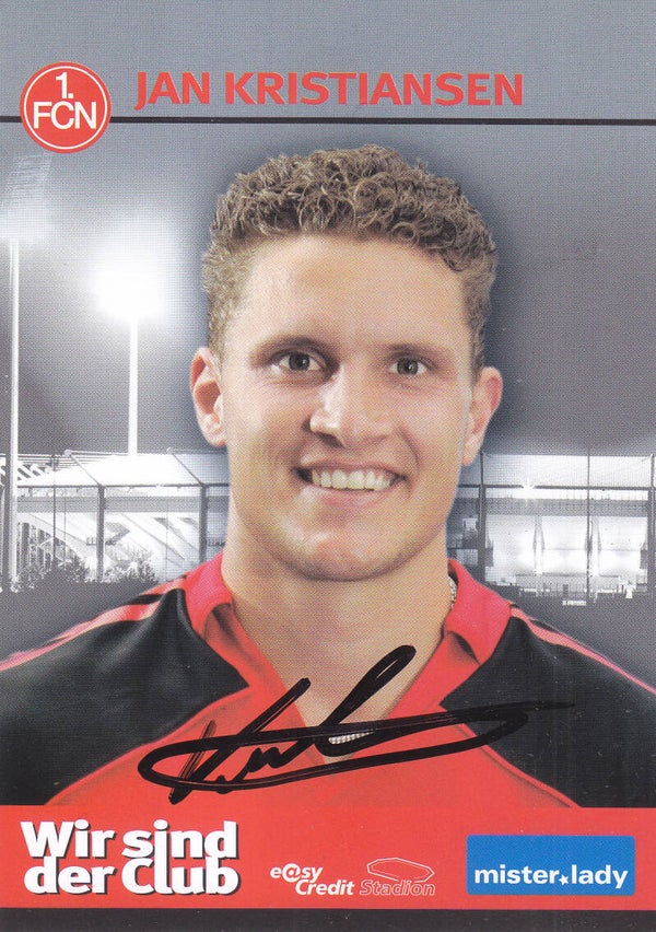Jan Kristiansen / 1.FC Nürnberg / Autogrammkarte 2006