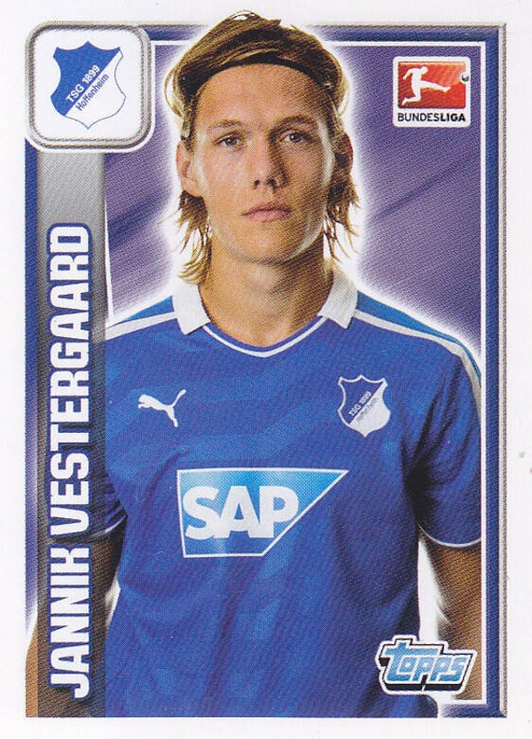 Jannik Vestergaard - TSG 1899 Hoffenheim - Topps Bundesliga 2013 - Basis Bild - Nr. 143