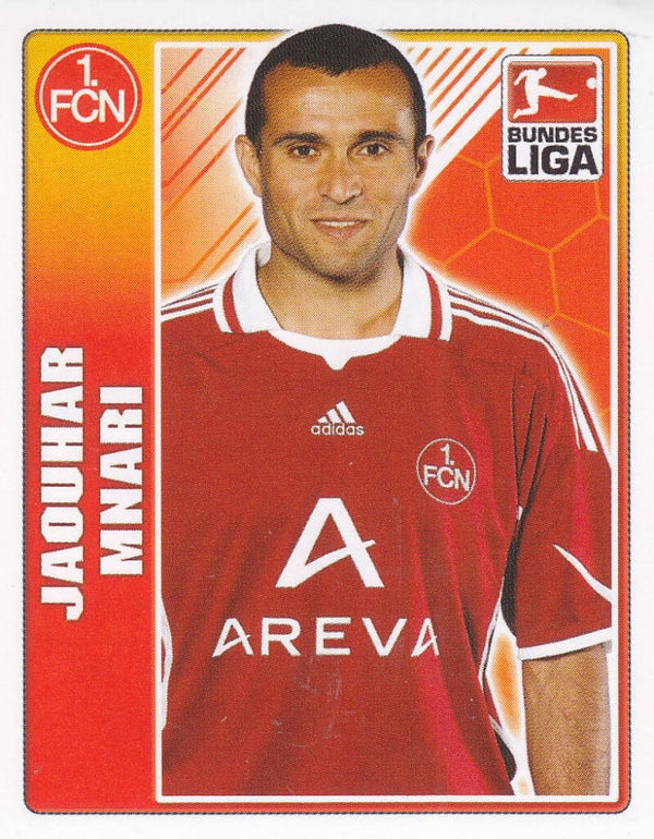 Jaouhar Mnari / 1.FC Nürnberg / Topps Bundesliga 2009 / Basis Bild / Nr. 346