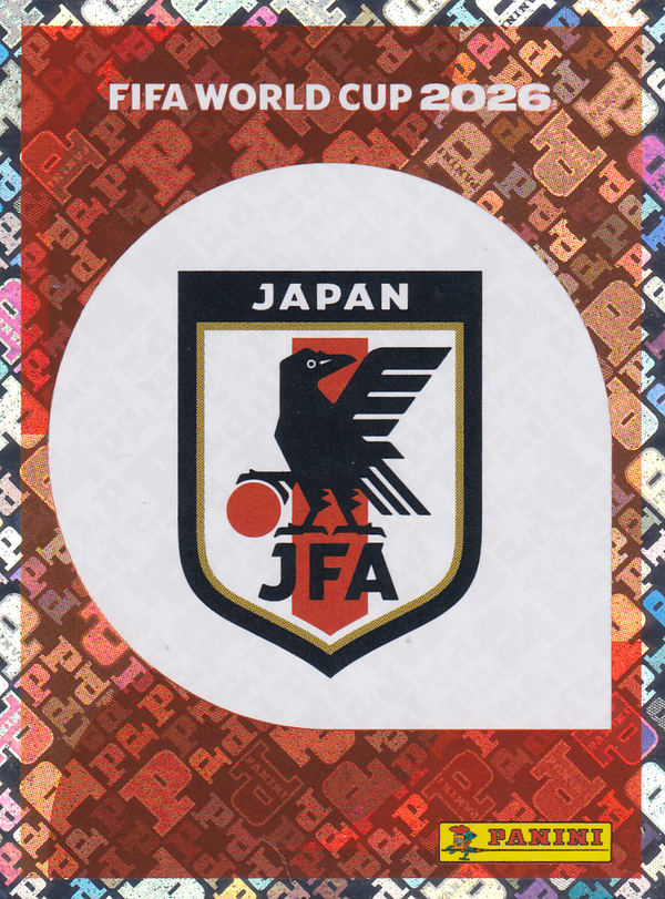 Japan - Panini WM 2026 - Vereinslogo - Glitzer - JPN1