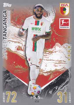 Japhet Tanganga / FC Augsburg / Topps Match Attax Extra 2023 / Basis Karte / Nr. 456