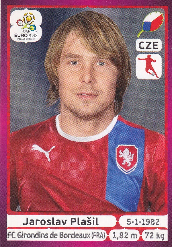Jaroslav Plasil / Tschechien / Panini EM 2012 / Basis Bild / Nr.154
