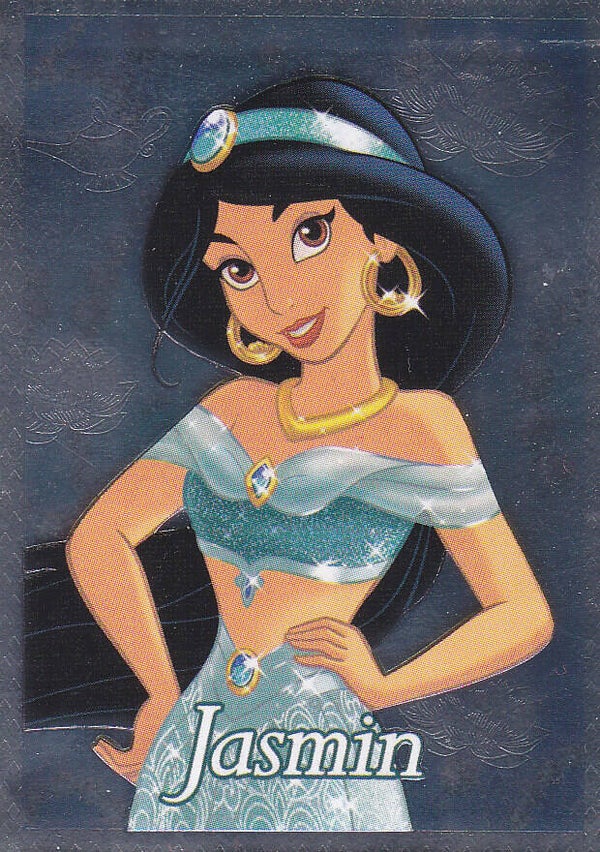 Jasmin / Panini / Weihnachten mit Guten Disney Freunden / Glitzer / Nr. 105