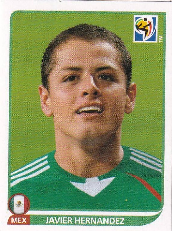 Javier Hernandez - Mexico - Panini WM 2010 - Basis Bild - Nr. 64