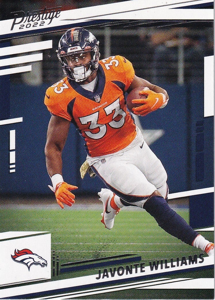 Javonte Williams - Denver Broncos - Panini American Football Prestige 2022 - Nr. 86