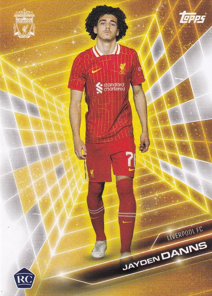 Jayden Danns - FC Liverpool - Topps Fan Set 2024 - Golden Future - Nr. GF-5