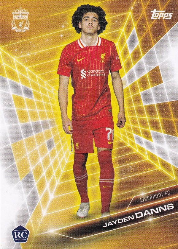 Jayden Danns - FC Liverpool - Topps Fan Set 2024 - Golden Future - Nr. GF-5