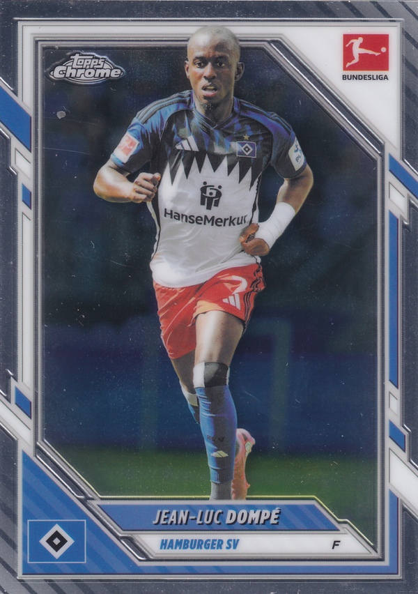 Jean-Luc Dompe - Hamburger SV - Topps Chrome 2025 - Basis Karte - Nr. 38