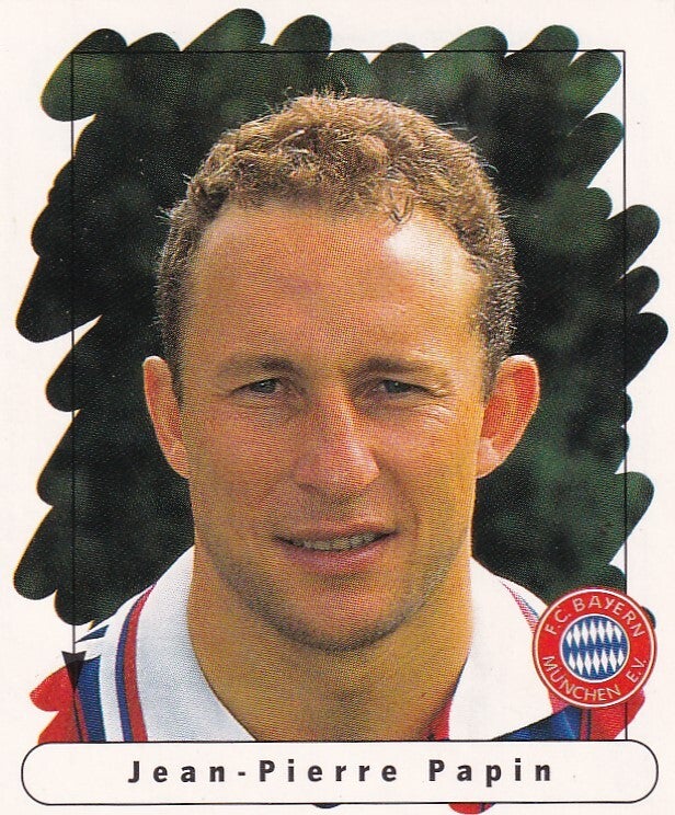 Jean-Pierre Papin - FC Bayern München - Panini Bundesliga 1995 - Junior Sticker - Nr. 146