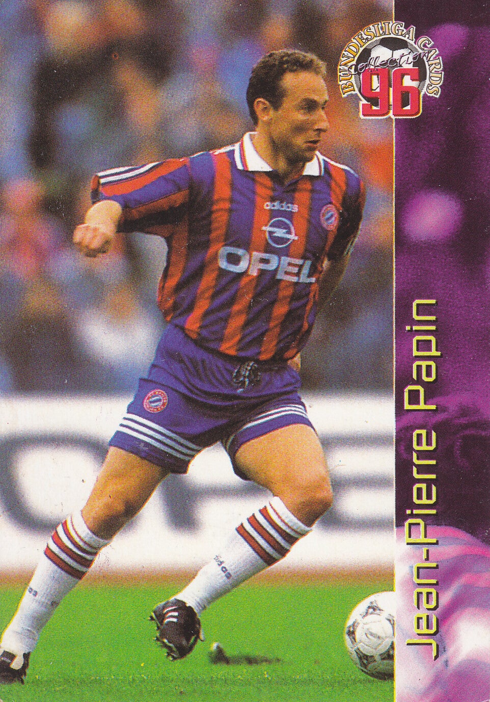 Jean-Pierre Papin / FC Bayern München / Panini Bundesliga 1996 / Basis Karte / Nr.12