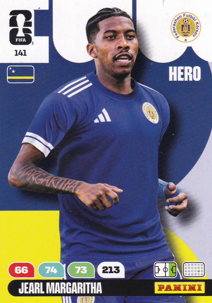 Jearl Margaritha - Curacao - Panini WM 2026 - Hero - Nr. 141