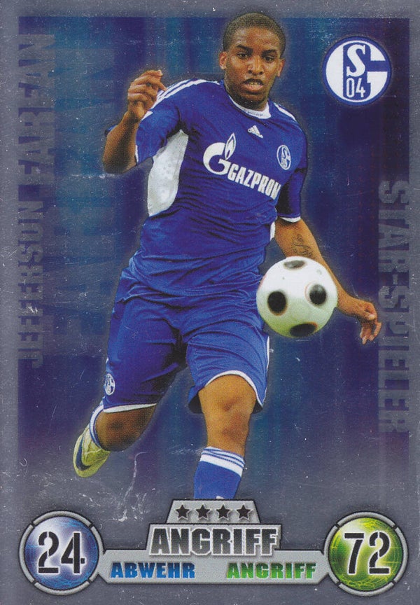 Jefferson Farfan / FC Schalke 04 / Topps Match Attax 2008 / Star-Spieler / Nr. 287