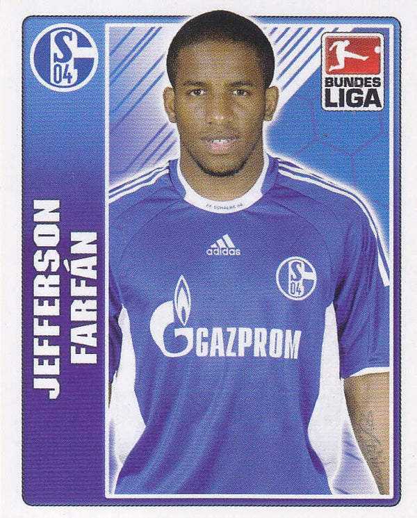 Jefferson Farfan - FC Schalke 04 - Topps Bundesliga 2009 - Basis Bild - Nr. 371