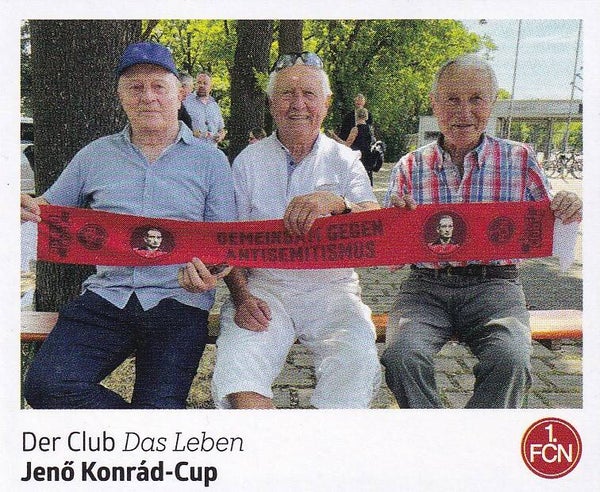 Jenö Konrad-Cup - Panini 125 Jahre 1.FC Nürnberg / Der Club Das Leben / Nr. 278