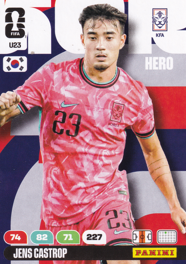 Jens Castrop - Südkorea - Panini WM 2026 - Hero Update - Nr. U23