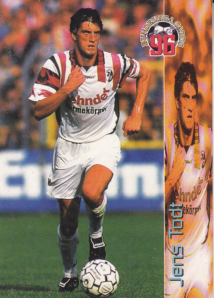 Jens Todt / SC Freiburg / Panini Bundesliga 1996 / Basis Karte / Nr. 228