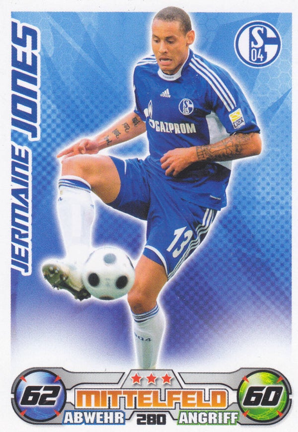 Jermaine Jones - FC Schalke 04 - Topps Match Attax 2009 - Basis Karte - Nr. 280