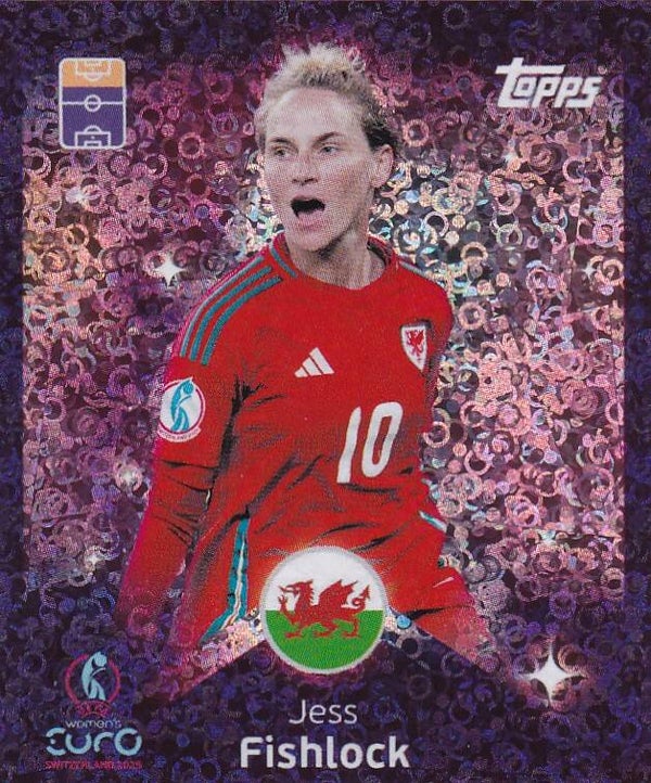 Jess Fishlock - Wales - Topps Frauen EM 2025 - Shining Star - Nr. 162