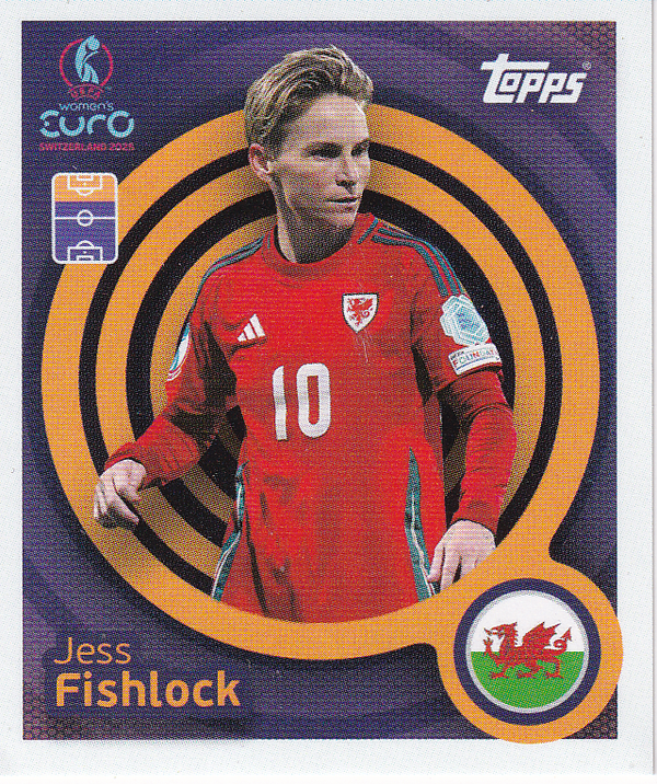 Jess Fishlock - Wales - Topps Frauen EM 2025 - Basis Bild - Nr. 269