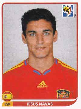 Jesus Navas - Spanien - Panini WM 2010 - Basis Bild - Nr. 575