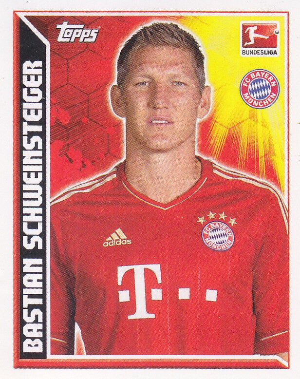 Bastian Schweinsteiger / FC Bayern München / Topps Bundesliga 2011 / Basis Bild / Nr. 306