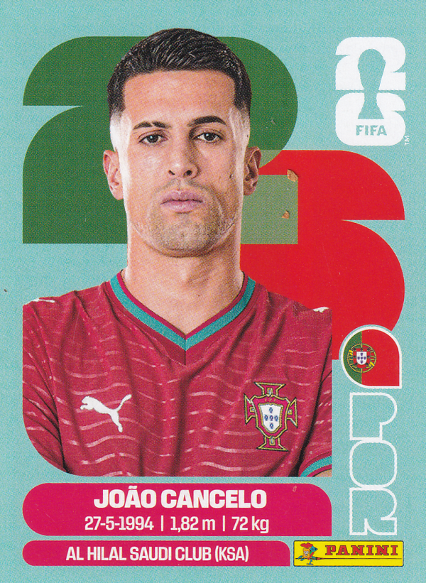 Joäo Cancelo - Portugal - Panini WM 2026 - Basis Bild - POR5
