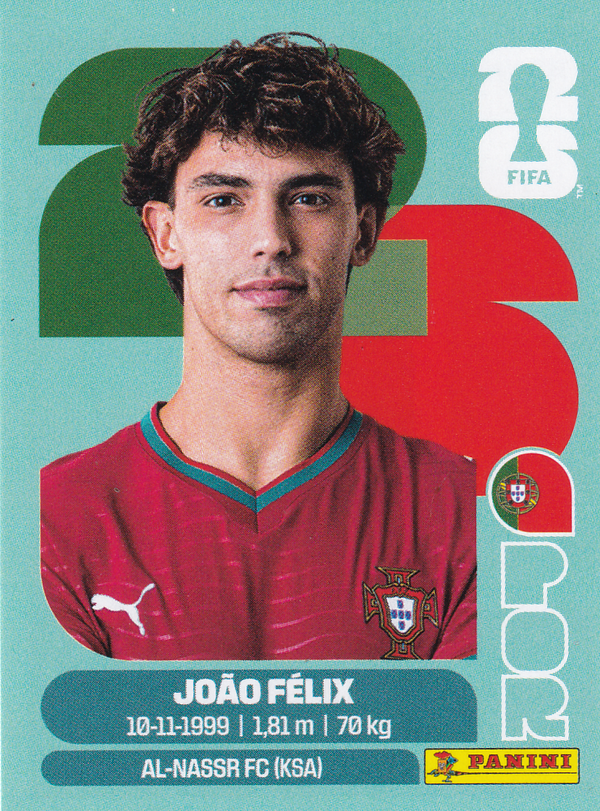 Joäo Felix - Portugal - Panini WM 2026 - Basis Bild - POR17