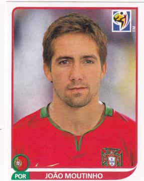 Joäo Moutinho / Portugal / Panini WM 2010 / Basis Bild / Nr. 554