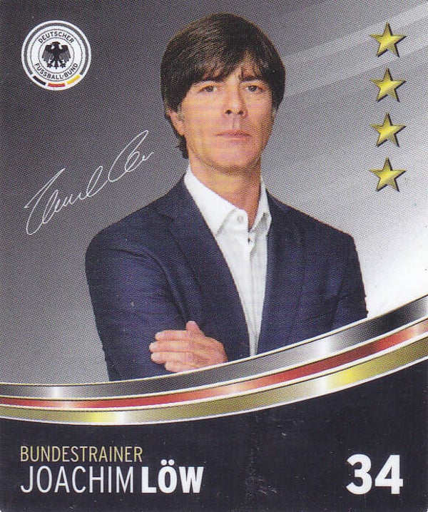 Joachim Löw / Deutschland / Rewe Plastik Karte / Nr. 34