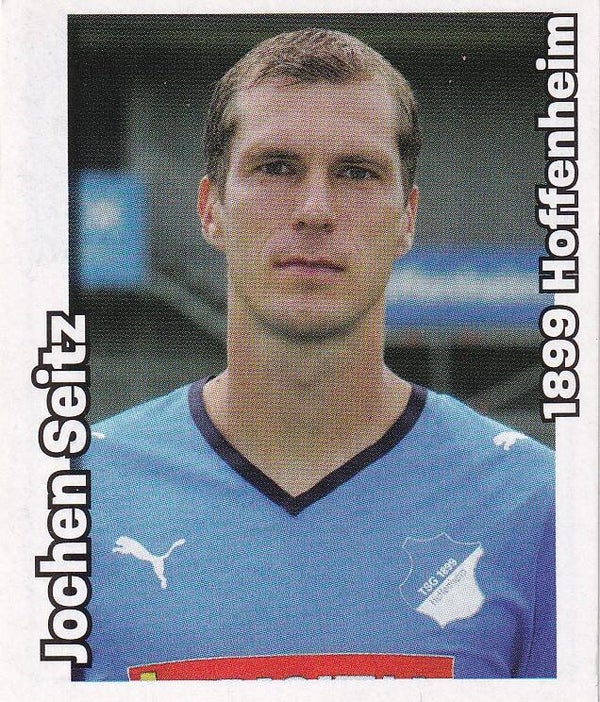 Jochen Seitz / TSG 1899 Hoffenheim / Panini Bundesliga 2008 / Basis Bild / Nr. 266