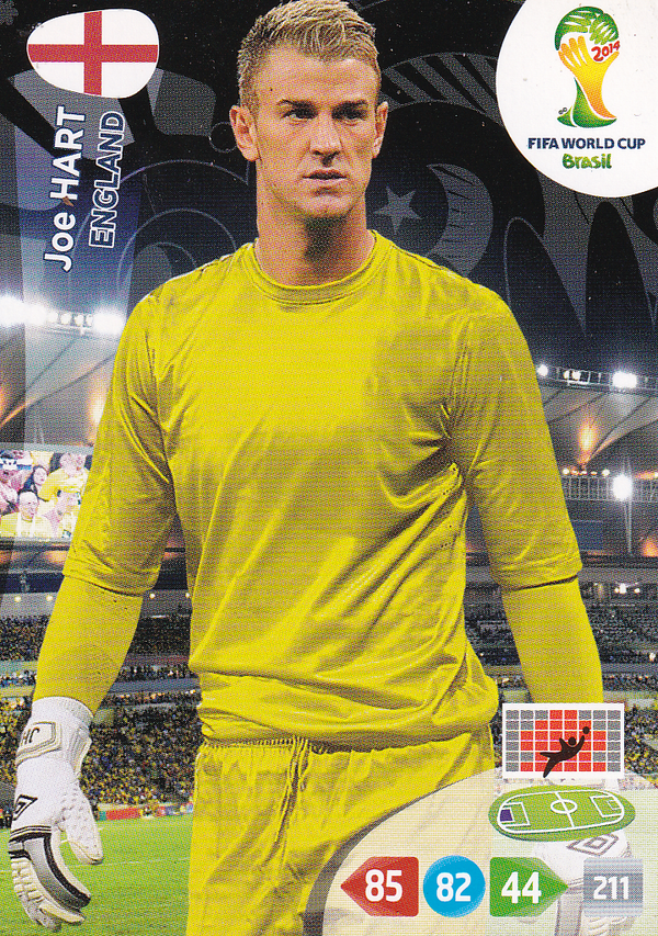 Joe Hart - England - Panini WM 2014 - Basis Karte - Nr. 128