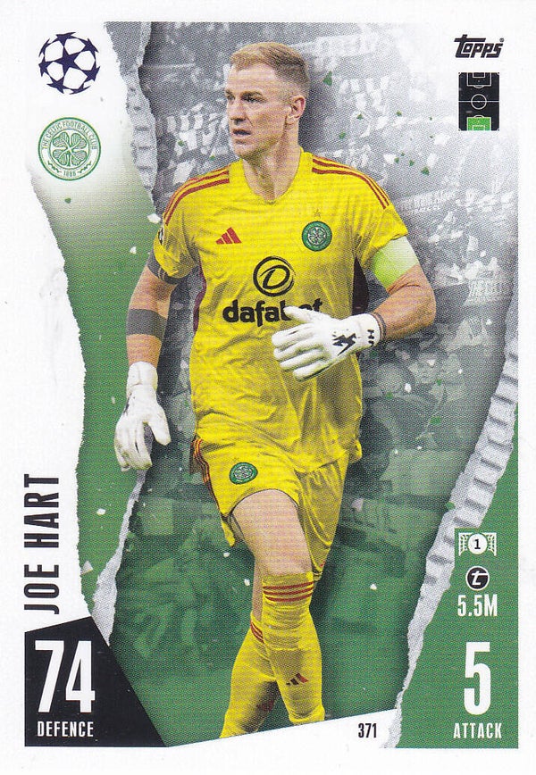 Joe Hart / Celtic Glasgow / Topps Champions League 2023 / Basis Karte / Nr.371