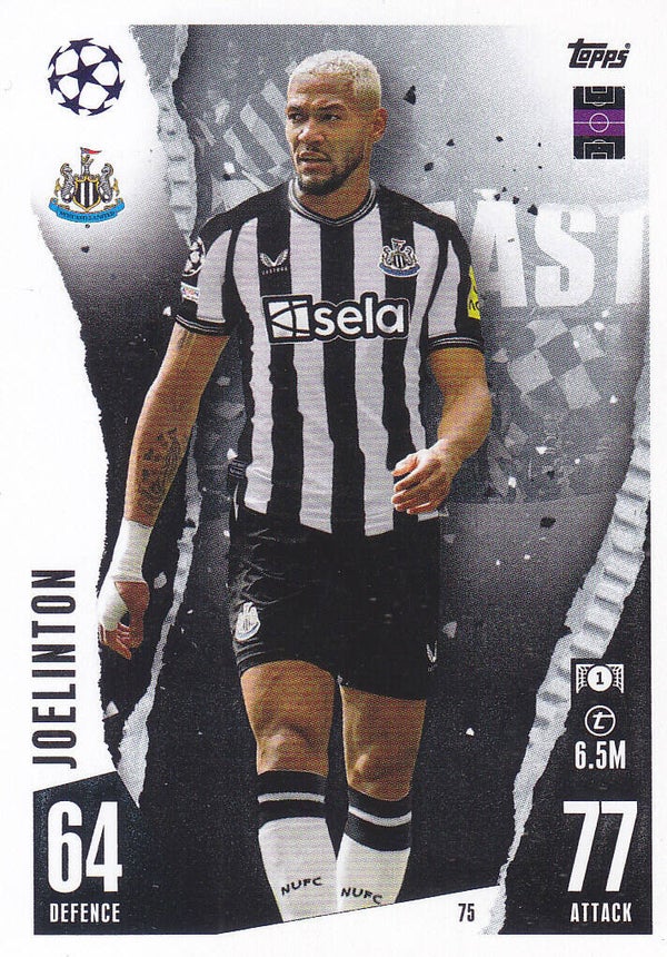 Joelinton / Newcastle United / Topps Champions League 2023 / Basis Karte / Nr. 75