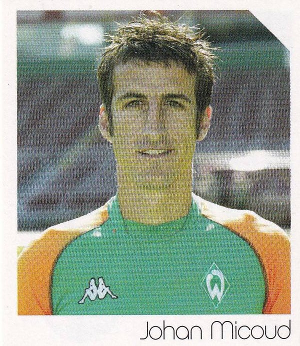 Johan Micoud / SV Werder Bremen / Panini Bundesliga 2003 / Basis Bild / Nr. 73