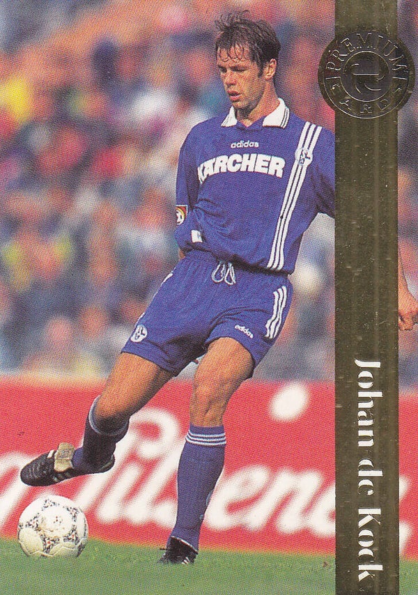 Johan de Kock / FC Schalke 04 / Panini Premium Card 1996 / Basis Karte / Nr.80