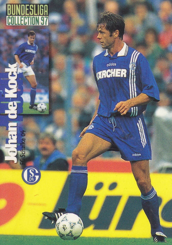 Johan de Kock / FC Schalke 04 / Panini Budesliga 1997 / Basis Karte / Nr.35