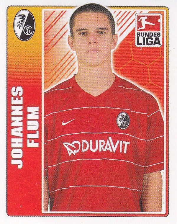 Johannes Flum / SC Freiburg / Topps Bundesliga 2009 / Basis Bild / Nr.120