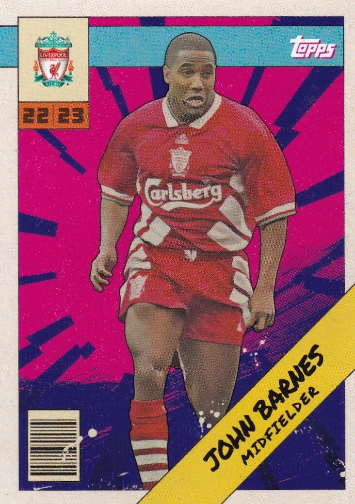 John Barnes - FC Liverpool - Topps Fan Set 2022 - Heroes - Nr. LIH-8