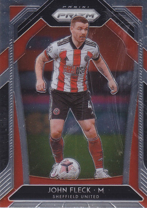 John Fleck / Sheffield United / Panini Prizm Premier League 2020 / Basis Karte / Nr.24