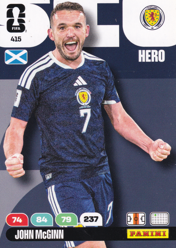 John McGinn - Schottland - Panini WM 2026 - Hero - Nr. 415