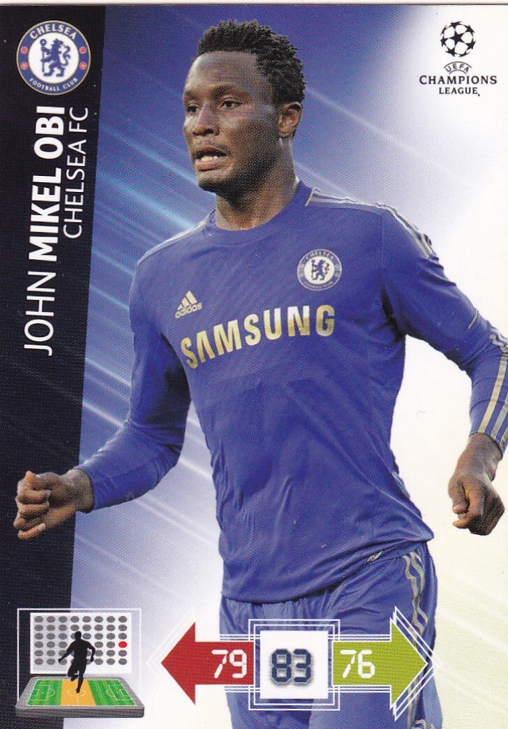 John Mikel Obi - FC Chelsea - Panini Champions League 2012 - Basis Karte - Nr. 93