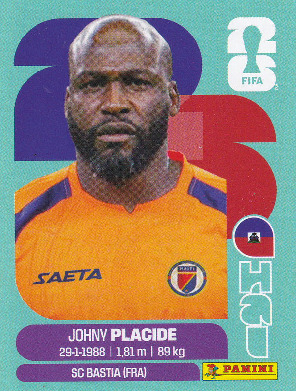 Johny Placide - Haiti - Panini WM 2026 - Basis Bild - HAI2