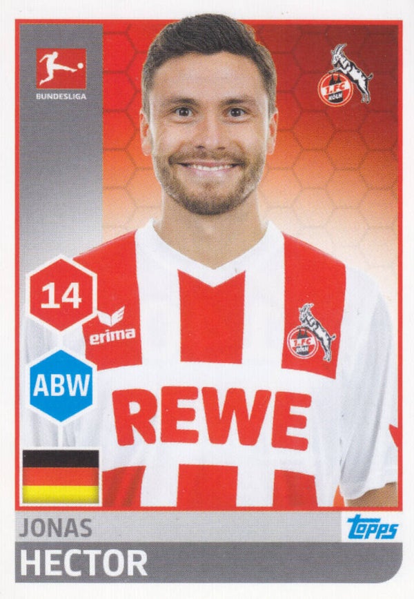 Jonas Hector - 1.FC Köln - Topps Bundesliga 2017 - Basis Bild - Nr. 140
