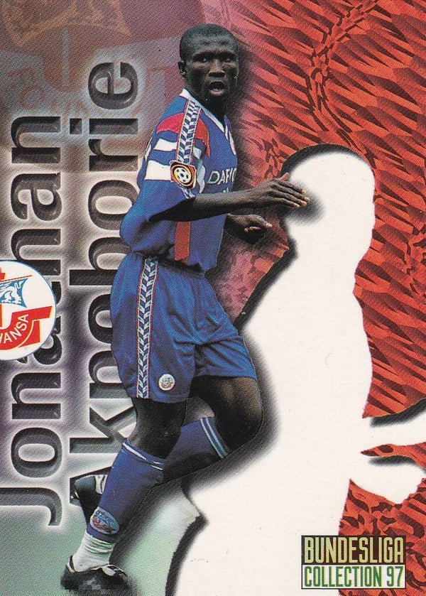 Jonathan Akpoborie / FC Hansa Rostock / Panini Bundesliga 1997 / Superstriker / Nr. 239