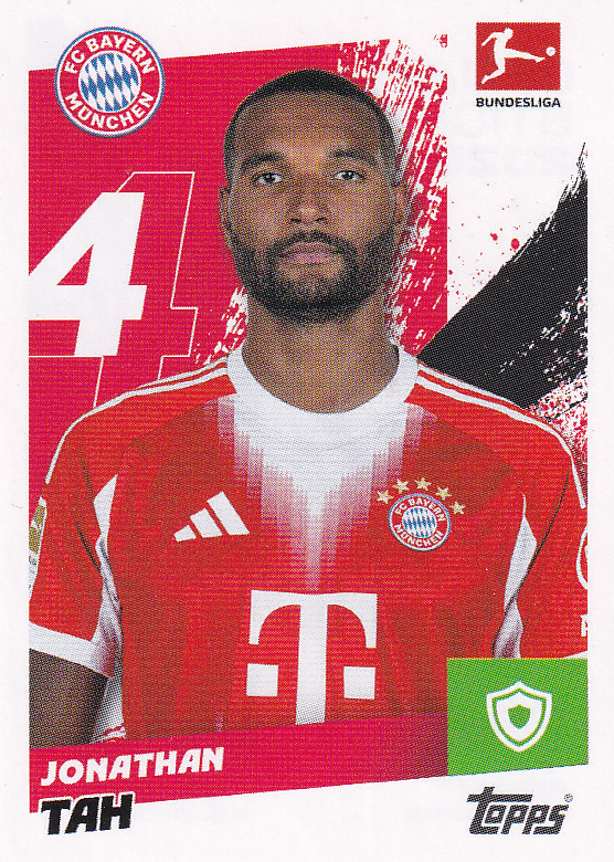 Jonathan Tah - FC Bayern München - Topps Bundesliga 2025 - Basis Bild - Nr. 246