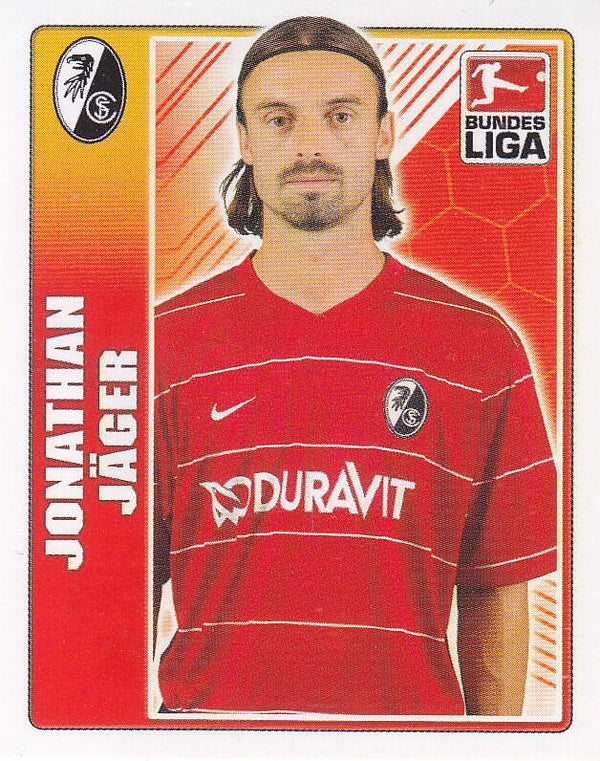 Jonathan Jäger / SC Freiburg / Topps Bundesliga 2009 / Basis Bild / Nr. 128