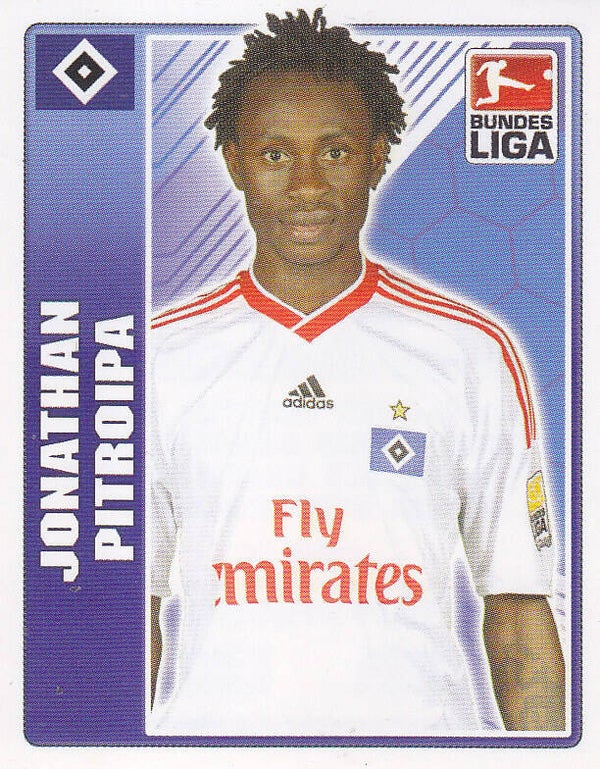 Jonathan Pitroipa - Hamburger SV - Topps Bundesliga 2009 - Basis Bild - Nr. 142